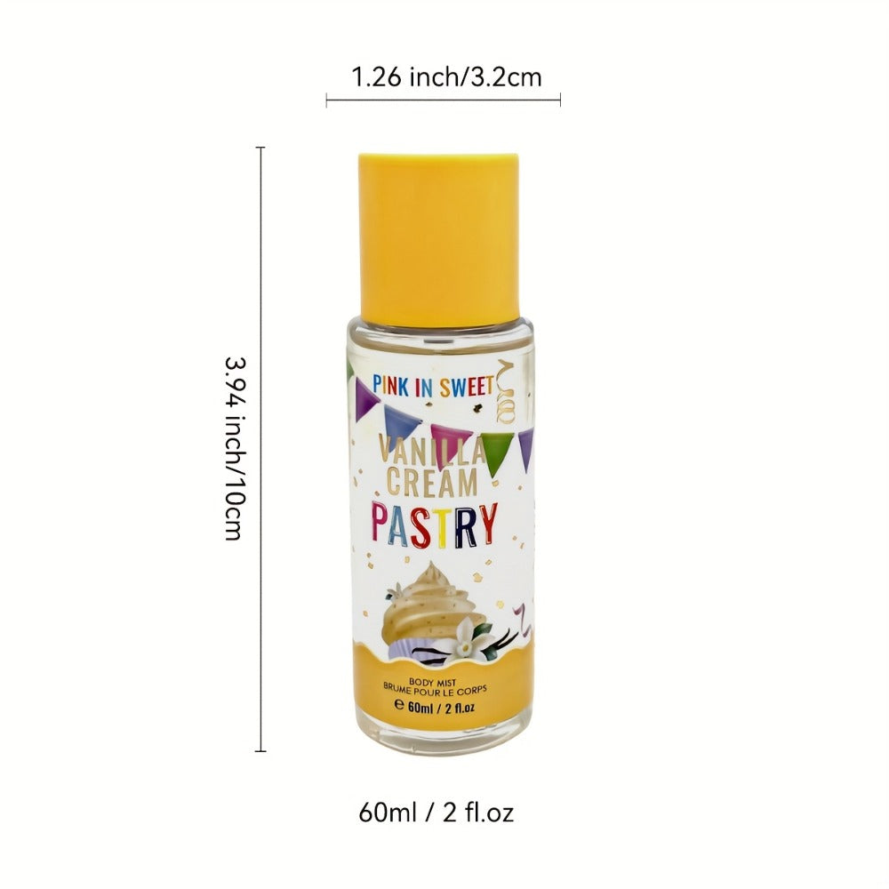 Women's Fragrance Gift Set - Body & Hair Perfume Spray 4-Piece Set 2 fl oz Each, Sweet Scent for Date Party & Gifting