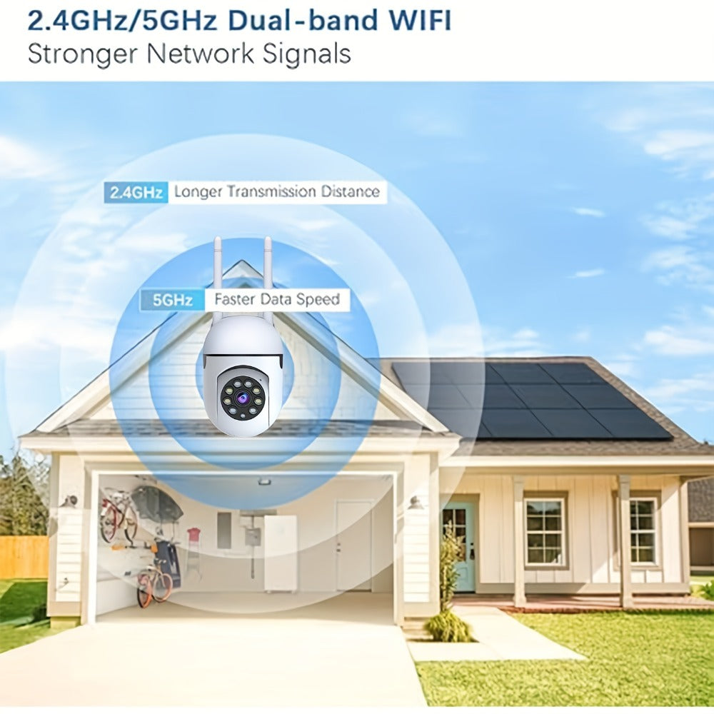4-Pack Indoor Security Camera 5GHz WiFi 3MP 360° Pan Tilt Zoom, AI Motion Detection & Auto-Tracking