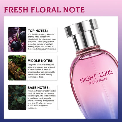 Perfume for Women Eau de Toilette True Love Oriental Gourmet Fragrance Romantic Scent Daily Wear Dating Gift for Her