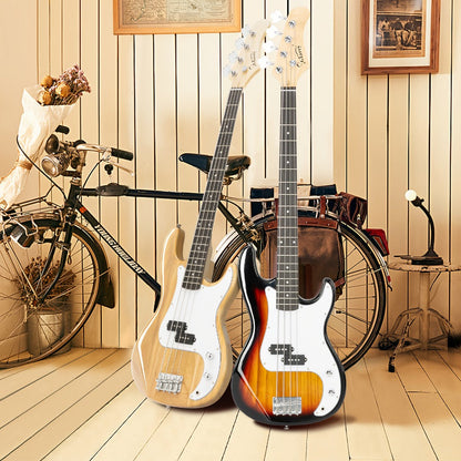 Electric Bass Guitar, 42 mm, Full Size, Glarry, Kit, Full for Lessons and Practice detail image - detail view 8