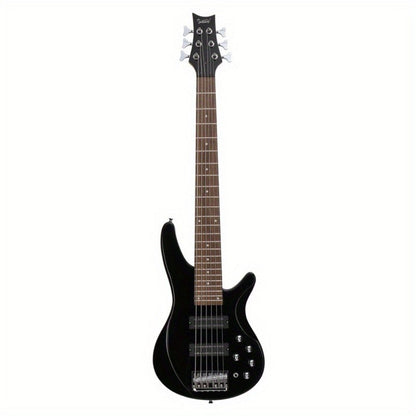 Electric Bass Guitar, Adjustable, 44 Inch, White, Inch, GIB for Lessons and Practice detail image - detail view 5
