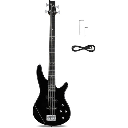 Electric Bass Guitar, Full Size, Complete, Beginner, Set for Lessons and Practice detail image - detail view 3
