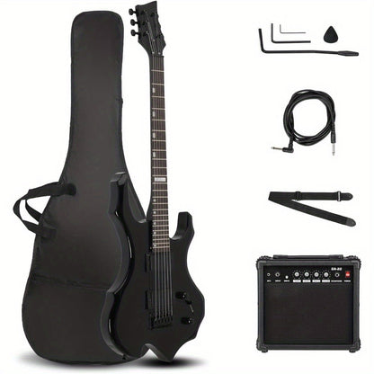 Electric Guitar shown in the Black option