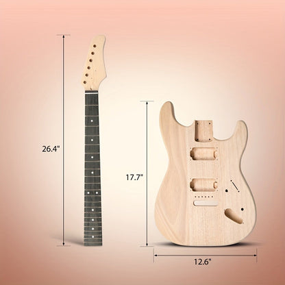 Electric Guitar, Glarry, DIY, Kit for Lessons and Practice for Home Practice, Rehearsal detail image - detail view 13