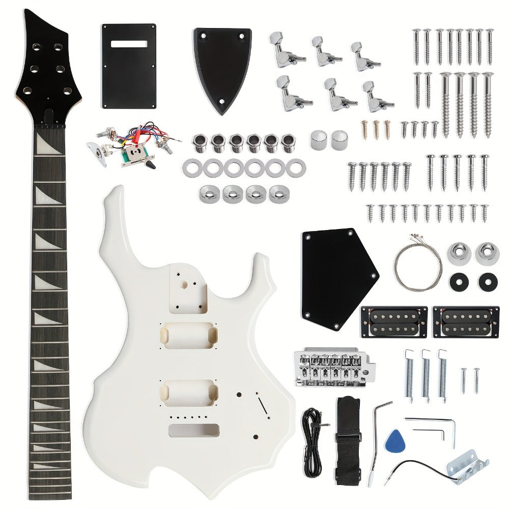 Electric Guitar, Glarry, DIY, Kit for Lessons and Practice for Home Practice, Rehearsal detail image - detail view 5