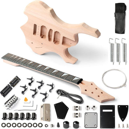 Electric Guitar, Glarry, DIY, Kit for Lessons and Practice for Home Practice, Rehearsal detail image - detail view 7