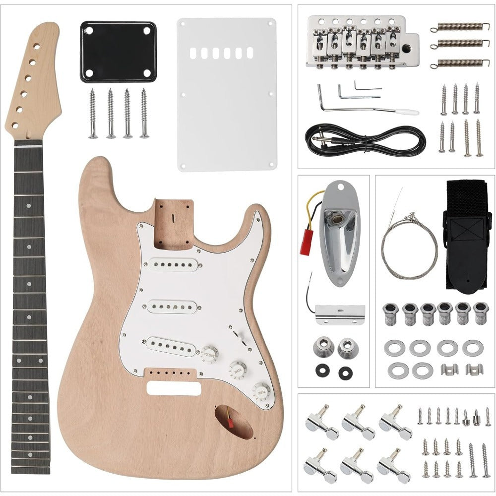 Electric Guitar, Kit, Mahogany, Body for Lessons and Practice detail image - detail view 3