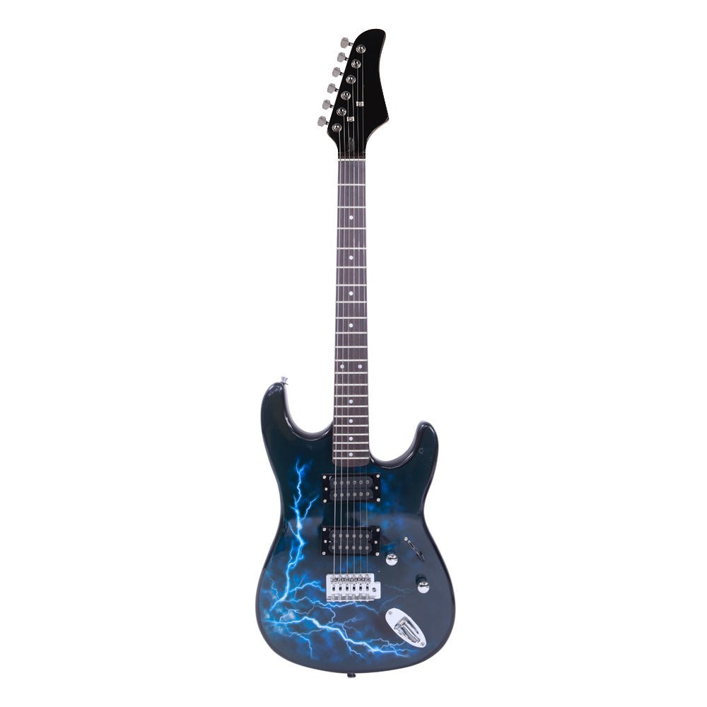 Electric Guitar, USB, 36V, Black, Dark, Blue for Lessons and Practice detail image - detail view 11
