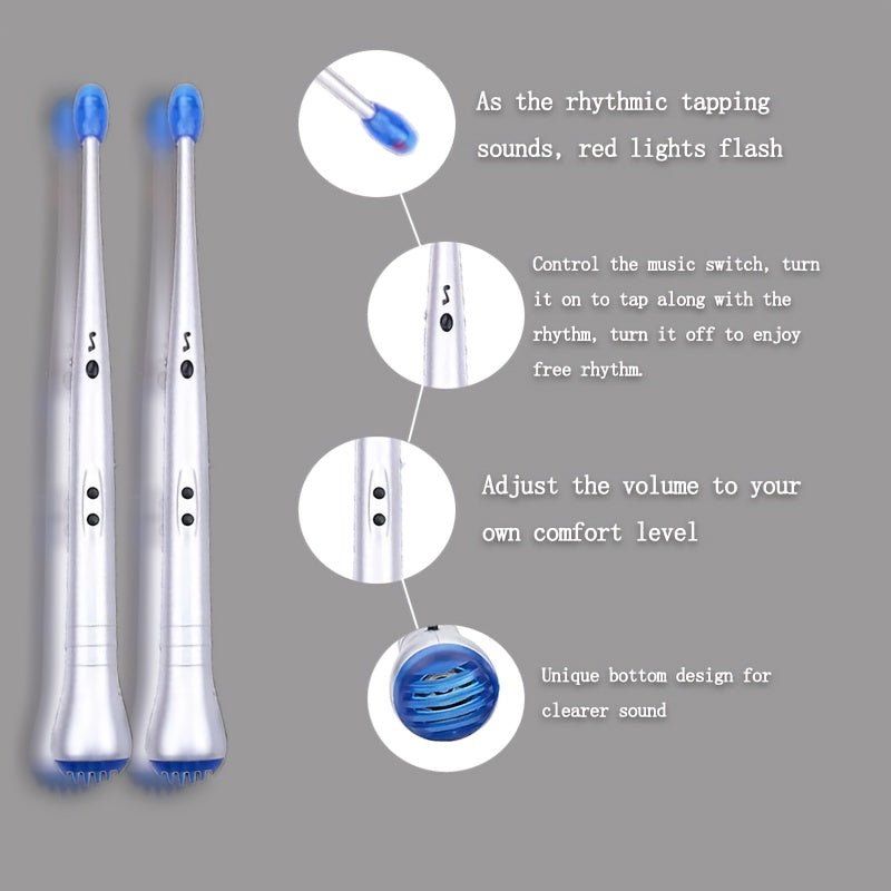 Electronic Air Drumsticks with Sound shown in the 2-Piece Set option