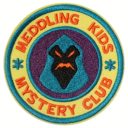 Embroidered Patch - Patches Set of 3 - Cartoon Mystery Club Iron-On Sew-On Patches for - product detail view 3