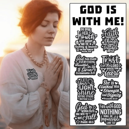 Embroidered Patch - Patches Set of 8 - Christian Bible Faith Verse Iron-On Sew-On Patches for - product detail view 10