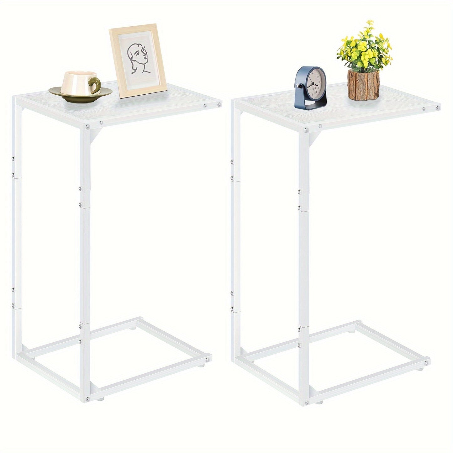 End Table shown in the White - without bag & charging option