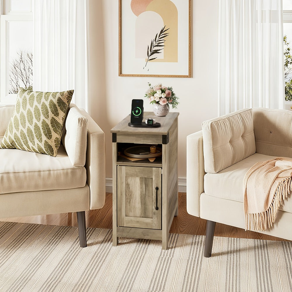 End Tables And Nightstands with Charging Station and Side Table for Living Room detail image - detail view 16