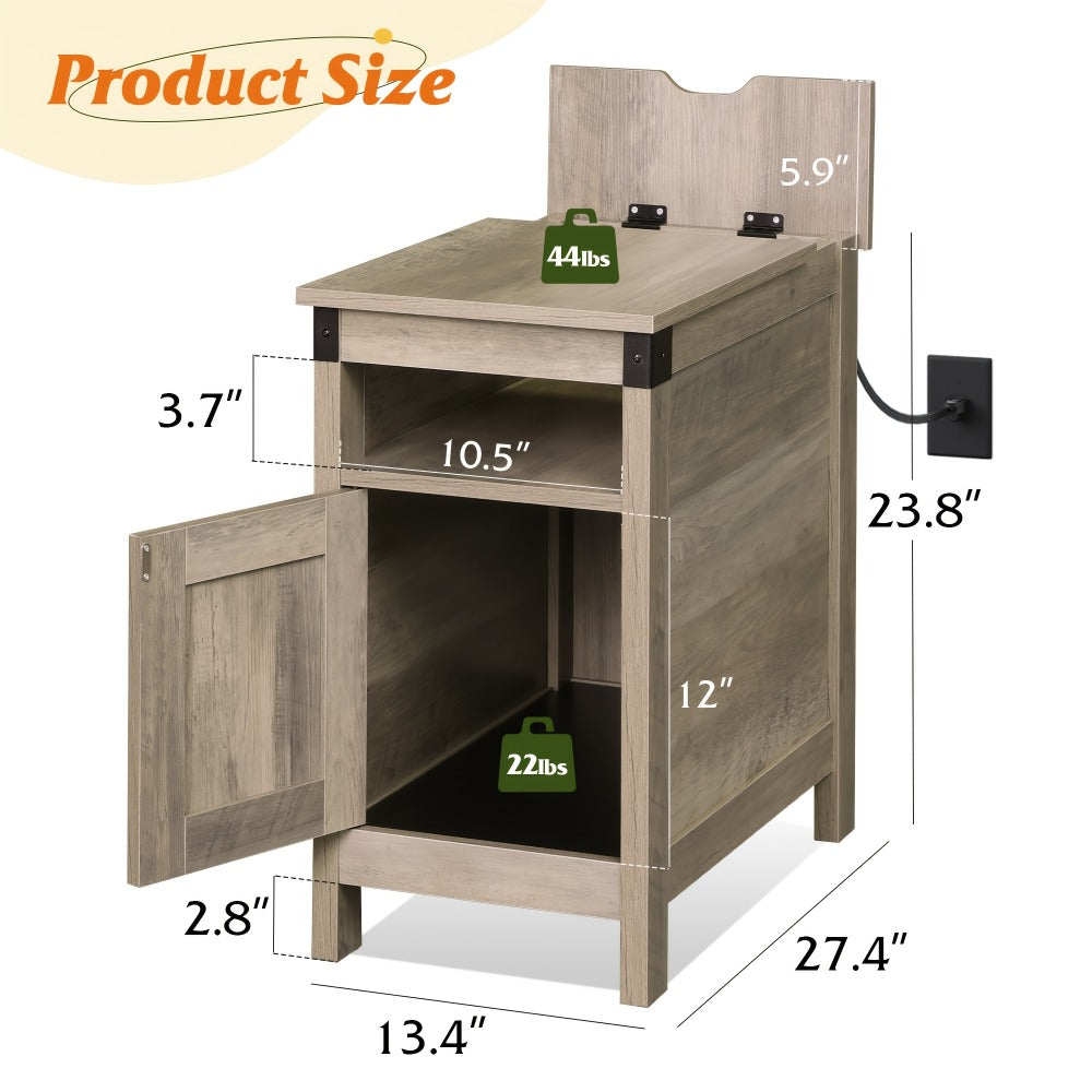 End Tables And Nightstands with Charging Station and Side Table for Living Room detail image - detail view 17