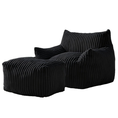 Bean Bag Chair shown in the Black option