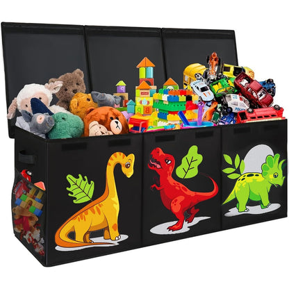 Extra-Large Kids Toy Storage Chest with Secure Lid for Kids' Room detail image