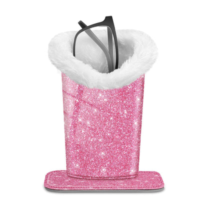 Eyewear Accessories - Eyeglasses Holder Stand Plush Lined Anti-Scratch Glasses Organizer 34 - product detail view 35