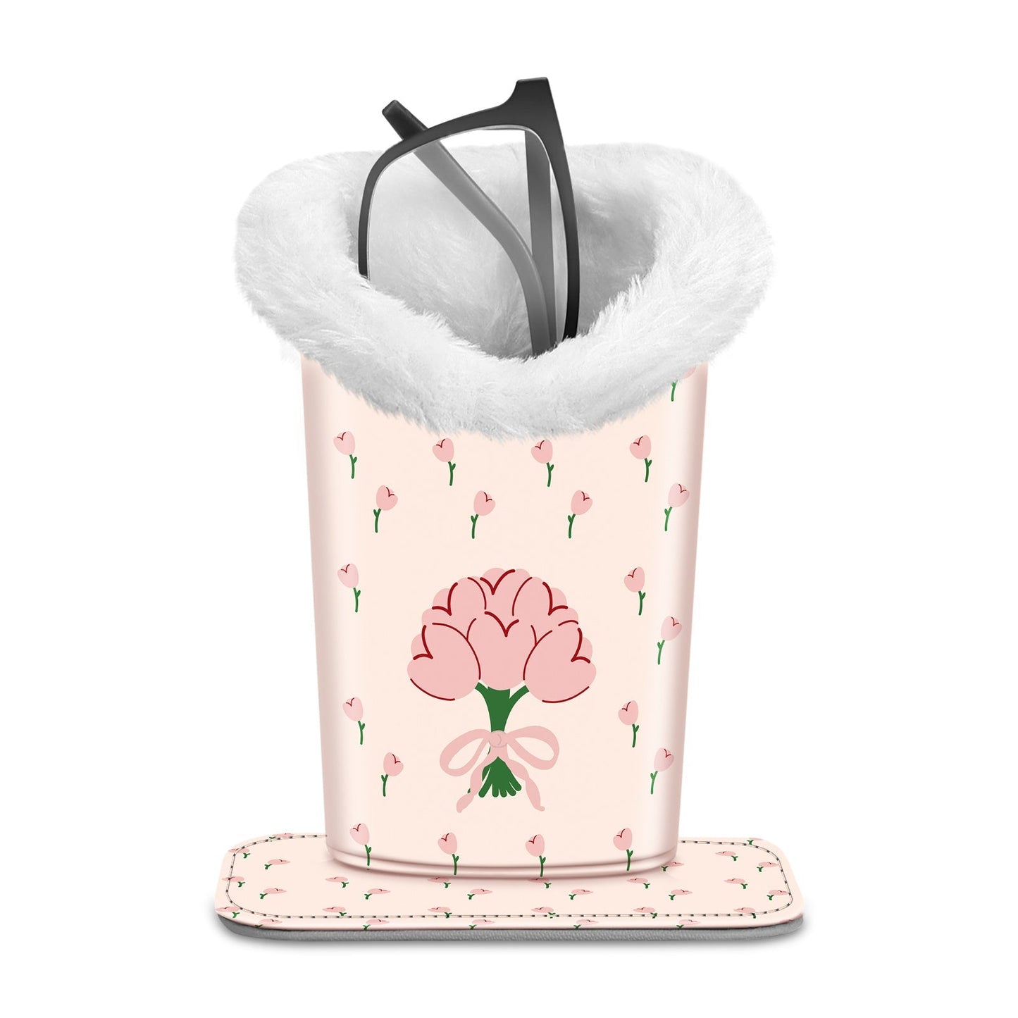 Eyewear Accessories - Eyeglasses Holder Stand Plush Lined Anti-Scratch Glasses Organizer 34 - product detail view 54