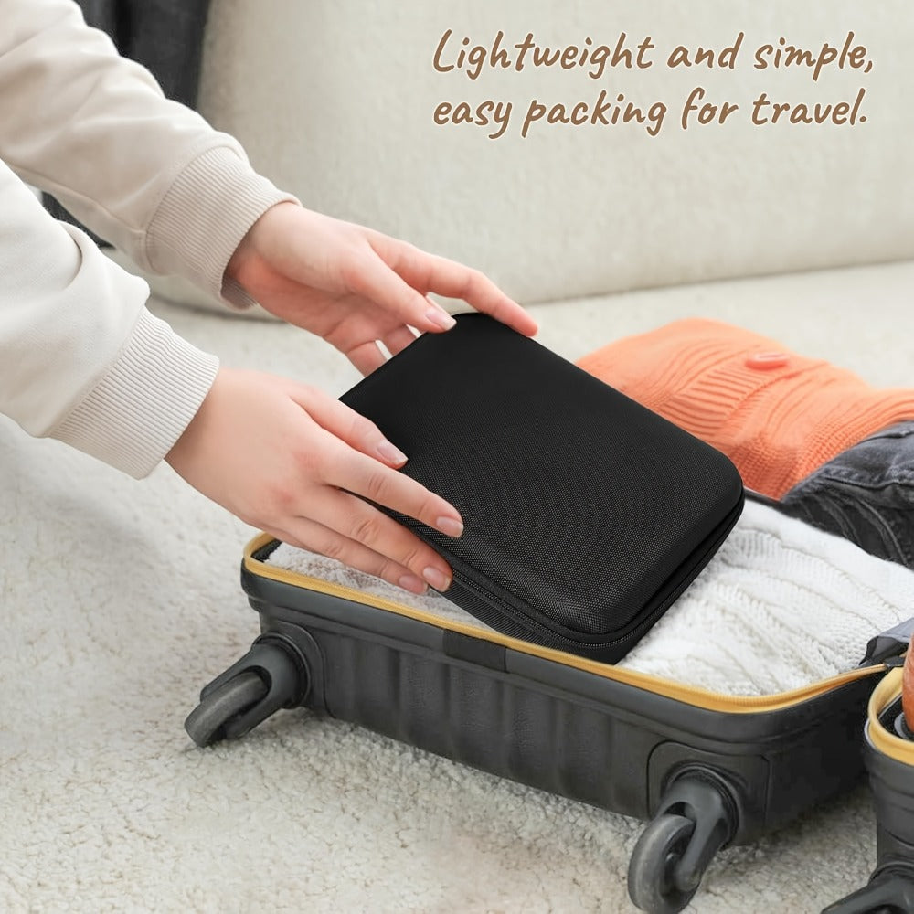 Eyewear Accessories - Hard Shell Eyeglasses Organizer Case - Adjustable 7-Slot Portable Storage - product detail view 8