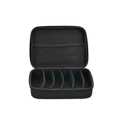 Eyewear Accessories - Hard Shell Eyeglasses Organizer Case - Adjustable 7-Slot Portable Storage - product detail view 11