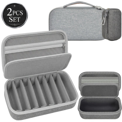 Eyewear Accessories - Sunglasses Organizer Case Travel Storage Bag Multi-Slot for Men Women - product detail view 34
