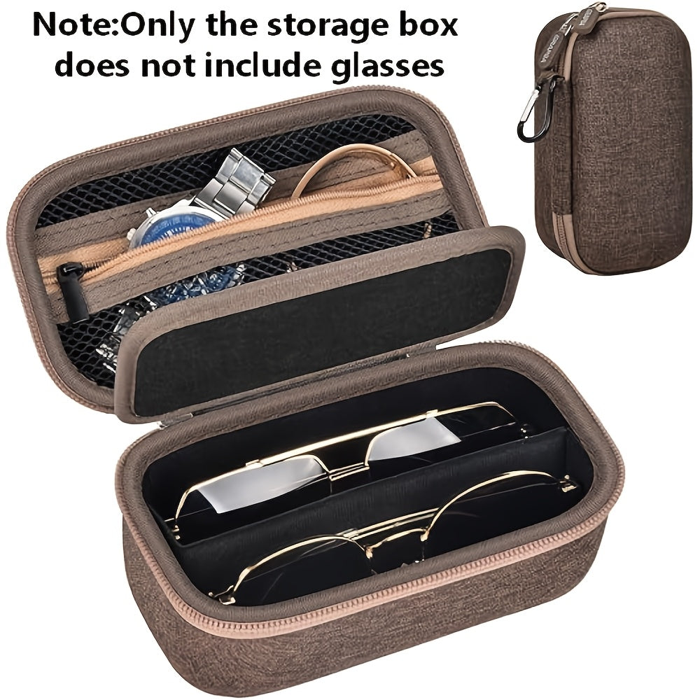 Eyewear Accessories - Sunglasses Organizer Case Travel Storage Bag Multi-Slot for Men Women - product detail view 43