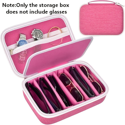Eyewear Accessories - Sunglasses Organizer Case Travel Storage Bag Multi-Slot for Men Women - product detail view 47