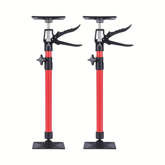 Telescopic Support Rod Adjustable 11.8-114in Anti-Slip Third Hand Support System 2pcs Drywall for Entryways, Bedrooms and Living Spaces