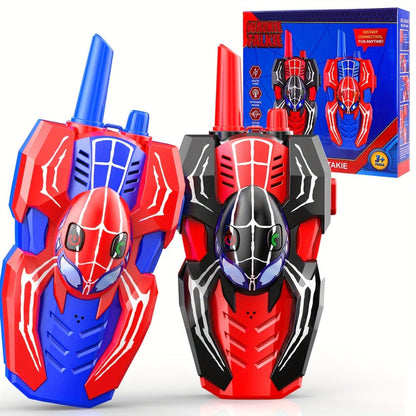 Spider Walkie Talkies for Kids, Long Range Outdoor Toy for Boys & Girls Ages 3-8, Camping Hiking Adventure Gift