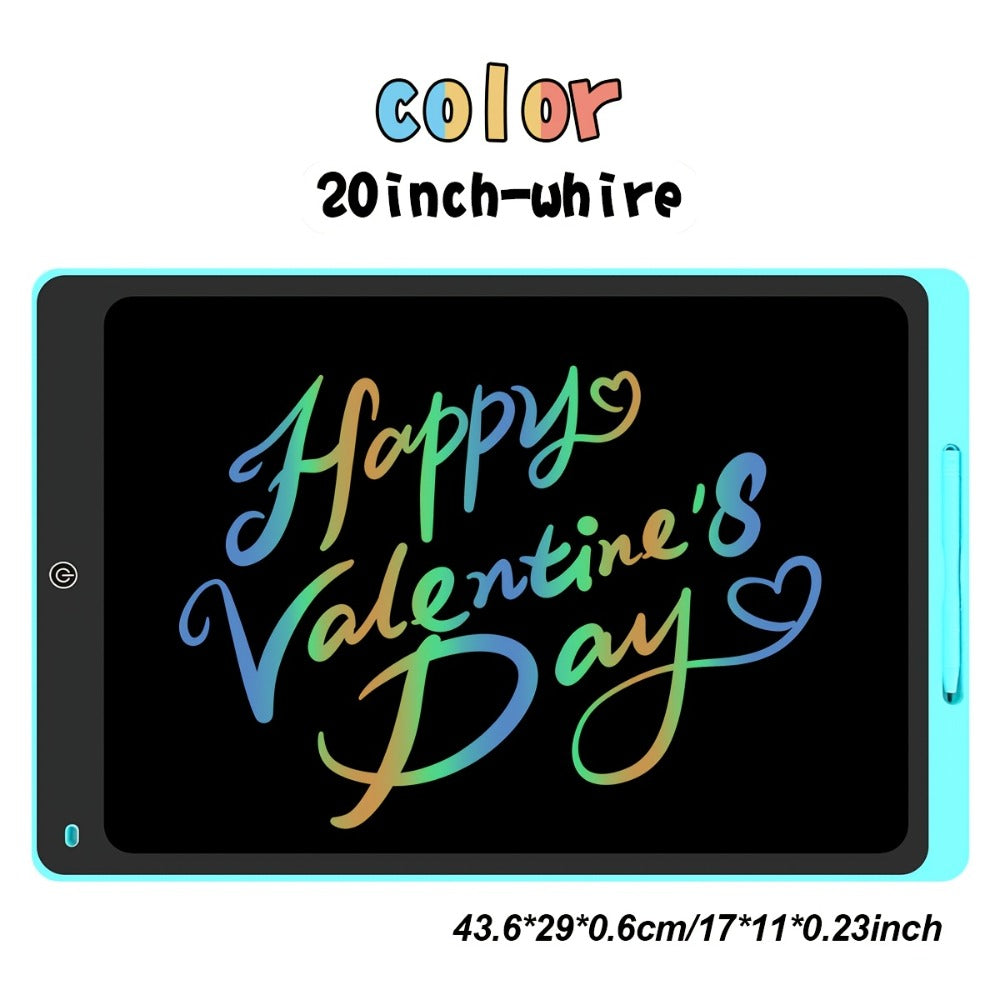 Large LCD Drawing Tablet for Kids 16 & 20 Inch, Colorful Erasable Electronic Doodle Board Reusable Writing Pad