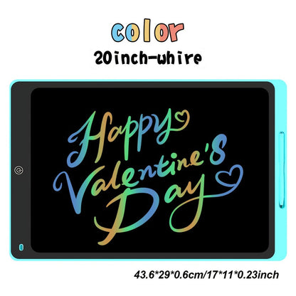 Large LCD Drawing Tablet for Kids 16 & 20 Inch, Colorful Erasable Electronic Doodle Board Reusable Writing Pad