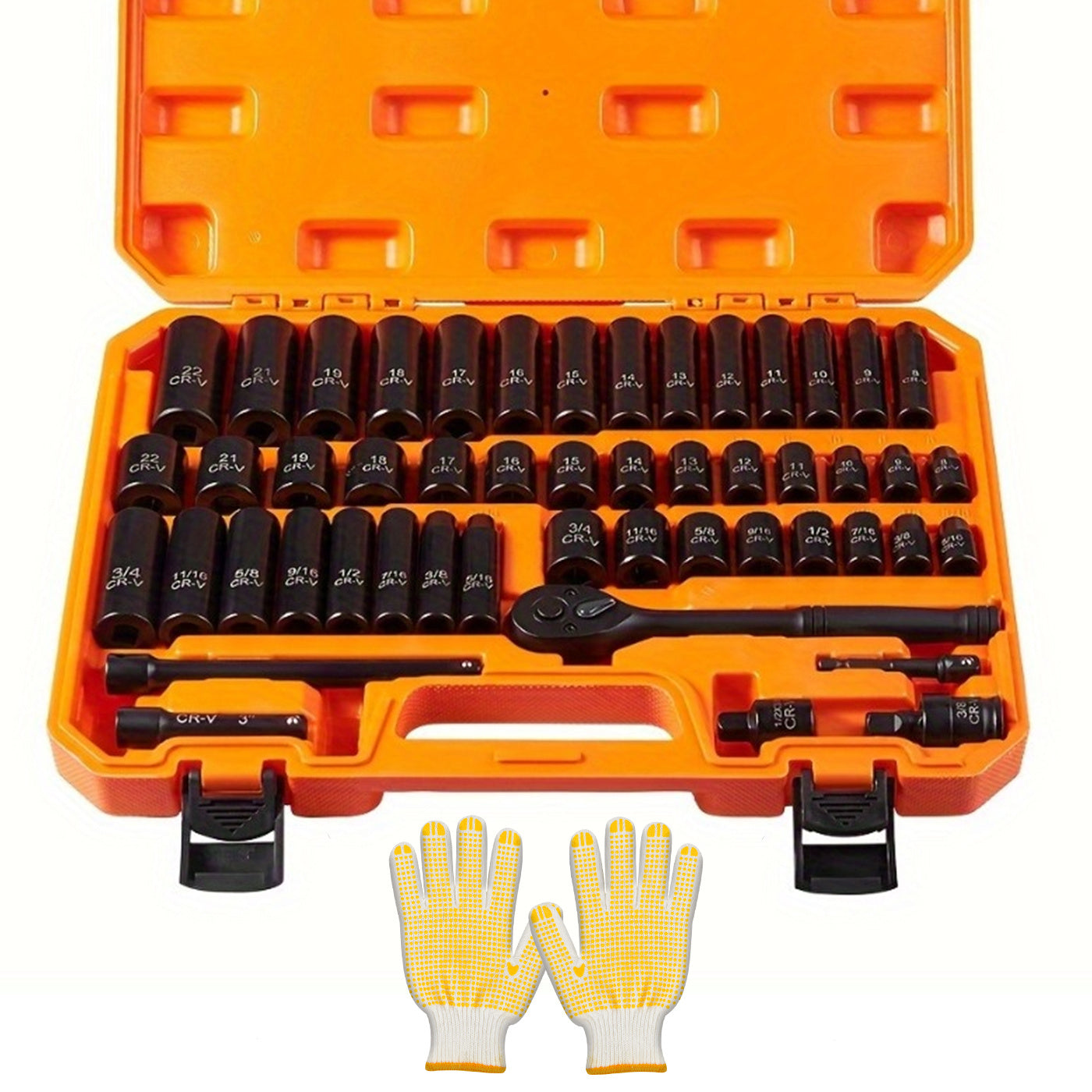 Ratchet Socket Wrench Set with Handle – 50/53/96/123/218/999PCS | 3/8" Drive CR-V Steel | Metric & Imperial Sizes | Car Maintenance
