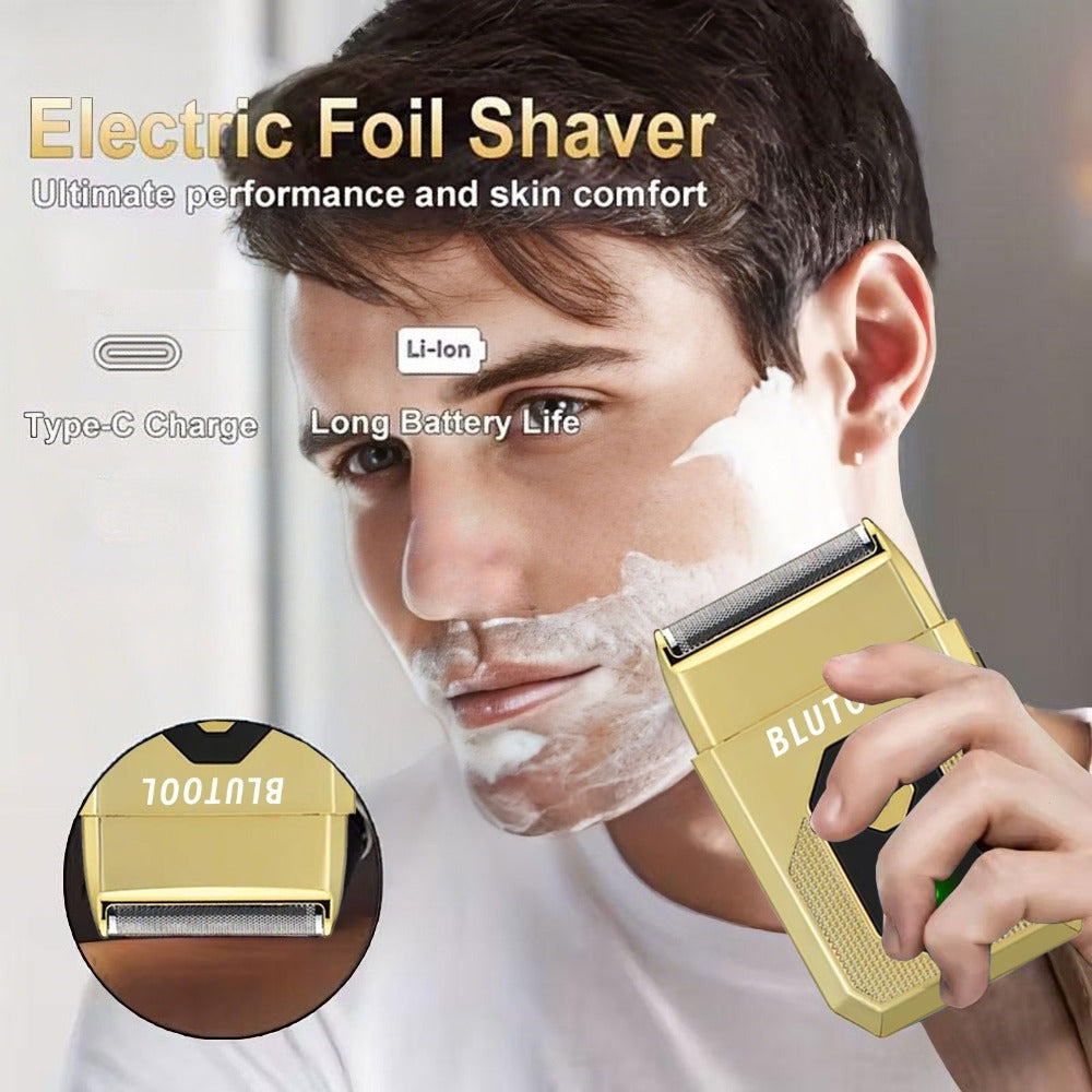 Men's Grooming Set 2 or 4 Piece - Cordless Electric Hair Clipper, T-Shaped Beard Trimmer, Nose Hair Trimmer & Electric Shaver