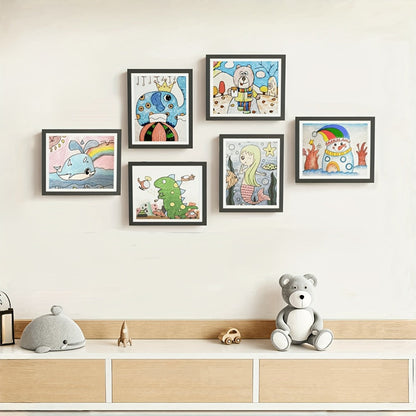 Kids Artwork Frame Front Opening Changeable 8.5x11 Children Art Display Picture Frame Holds for Entryways, Bedrooms and Living Spaces
