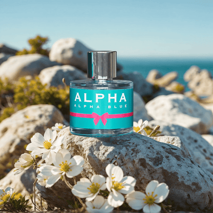 Perfume for Women Alpha Blue 100ml EDT Spray with a Sweet Floral Fragrance Profile in a Distinctive Bottle Presentation