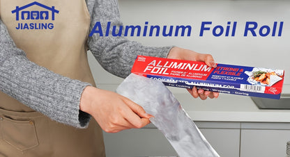 Aluminum Foil Roll 12 Inch Wide 30 Sq Ft for Restaurant Food Packaging Grilling Cooking for Grilling, Camping and Outdoor Meals