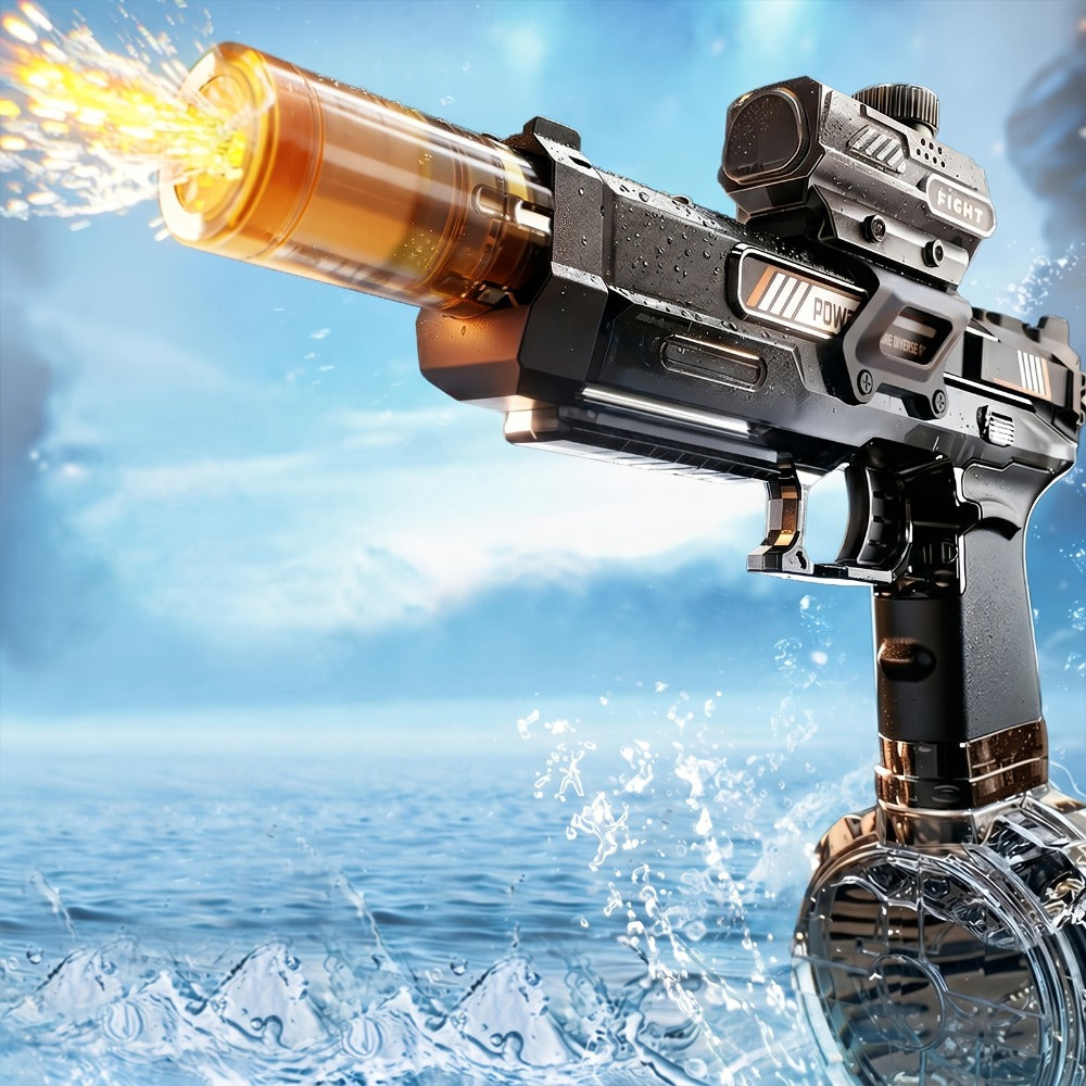 Kids Electric Water Gun with Sound Effects for Ages 3-6 – Automatic High Capacity Squirt Blaster Long Range