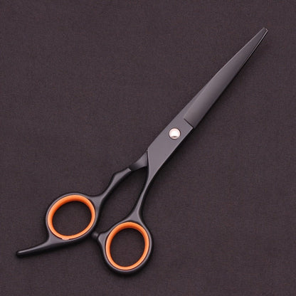 Hair Scissors Set 3 Pieces Japanese Steel – 6 Inch Thinning Shears, Razor Comb & Detangling Comb, Ambidextrous Texturizing Kit for Salon