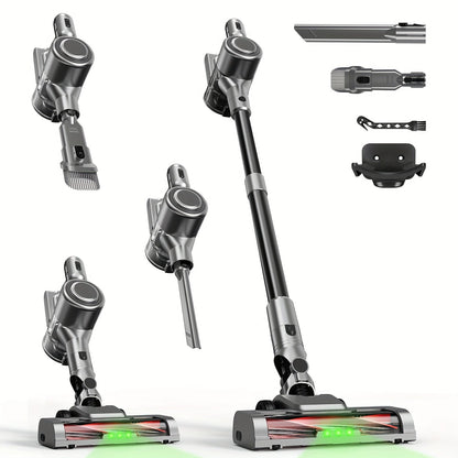 Cordless Vacuum Cleaner 58Kpa Strong Suction 6-in-1 Rechargeable Stick Vacuum for Entryways, Bedrooms and Living Spaces