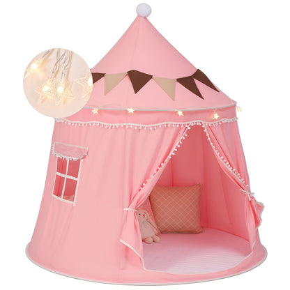 Pop-Up Dome Pet Tent in Three Colors with Basic or Mat, Star Lights and Flag Accessory Options