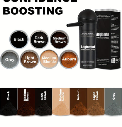 Hair Volumizing Fibers 2-in-1 Kit 30g x 2pcs - Instant Volume for Thinning & Sparse Hair, Fills Part Lines & Hairlines