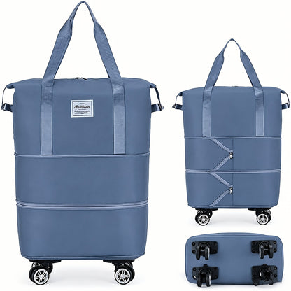 Gym Duffel Bag – Expandable, Spinner Wheels, for Travel | Bag Vero – detail view 19