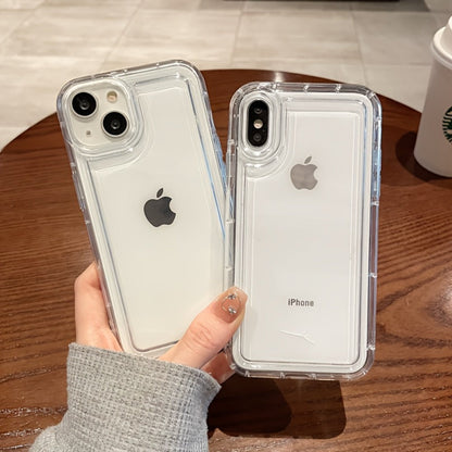 5-Pack Clear Shockproof iPhone Case Bundle Transparent Anti-Drop TPU Cover for iPhone 16 15 14 13 12 11 X XS Pro Max Plus