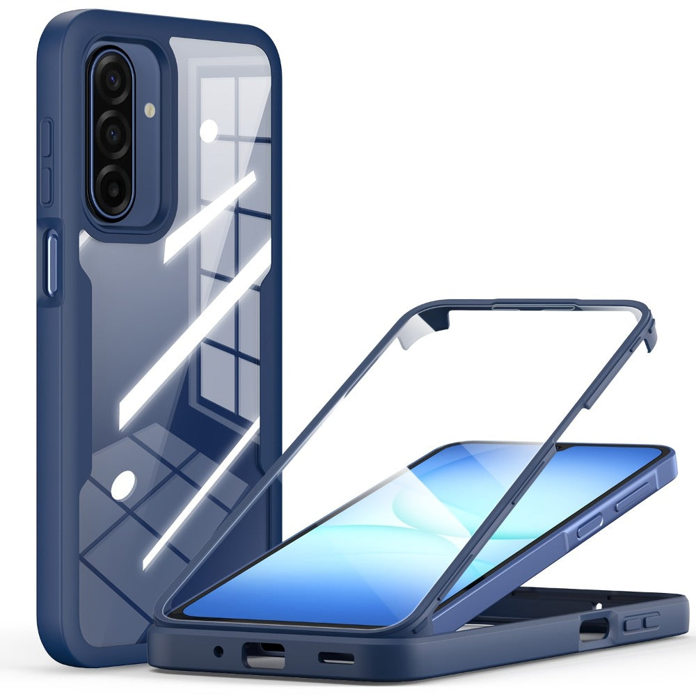 Samsung Galaxy A-Series Rugged Case with Built-In Screen Protector – Full Body Shockproof Phone Cover for Galaxy A15 A16 A17 A36 A37 A56 A57