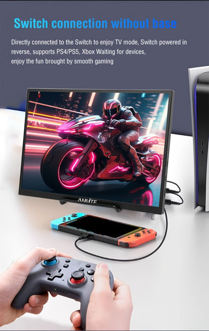 Anmite 10.5" IPS Portable Monitor 1280P 100% sRGB USB-C for an Everyday Personal Care Routine