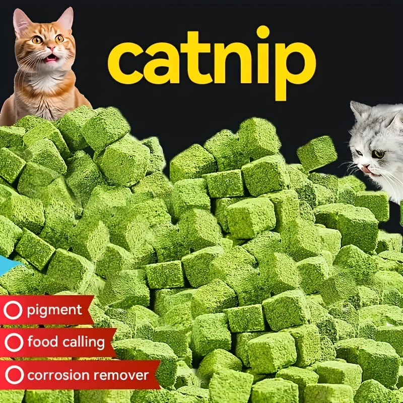 Cat Grass Pellets Freeze-Dried 150g – Mint Flavor Hairball Control Granules, Natural Chewing & Teeth Grinding Snack for Cats