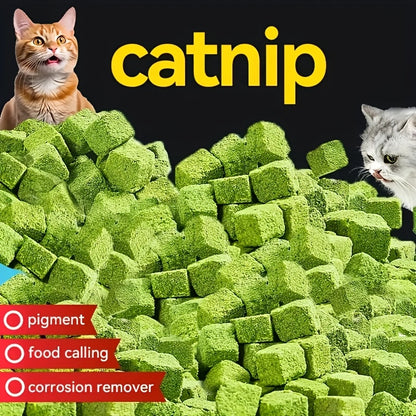 Cat Grass Pellets Freeze-Dried 150g – Mint Flavor Hairball Control Granules, Natural Chewing & Teeth Grinding Snack for Cats