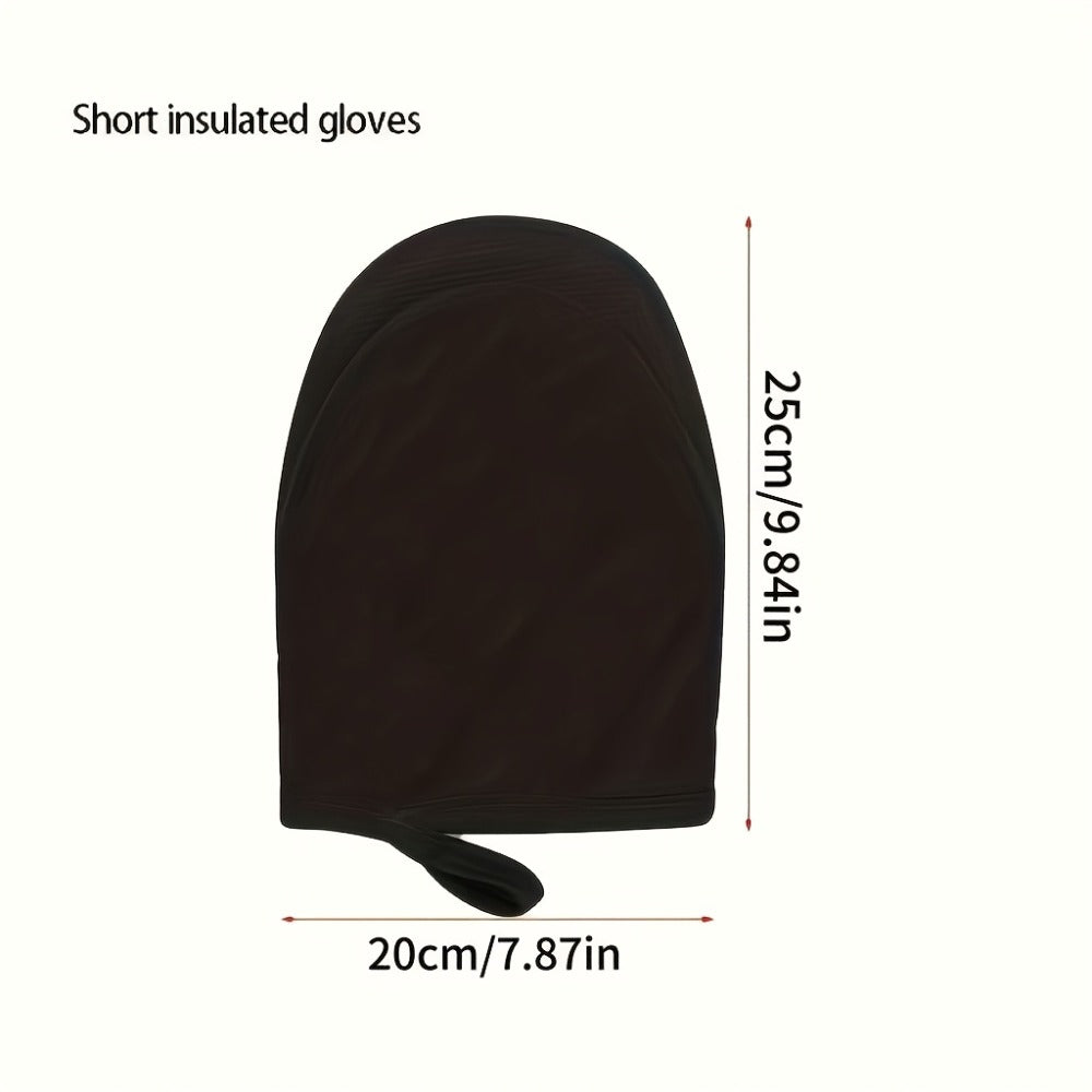 Oven Mitts 2 Pack Heat Resistant Kitchen Gloves – Multi-Ply Durable Cooking Baking Gloves Food for Grilling, Camping and Outdoor Meals