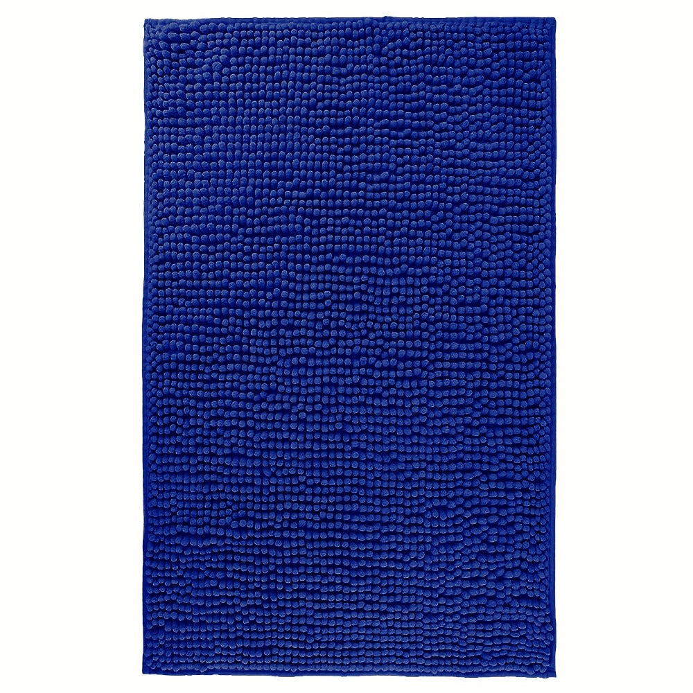Chenille Bath Rug Extra Thick Bathroom Mat, Multiple Sizes & Colors for Entryways, Bedrooms and Living Spaces