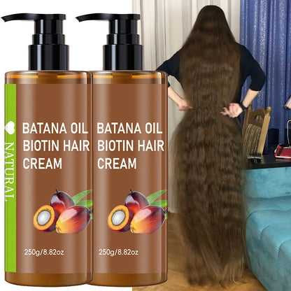 Batana Oil for Hair Growth 250g, Unrefined Cold-Pressed Honduran Batana Oil, Dry Damaged Hair, Enhances Shine